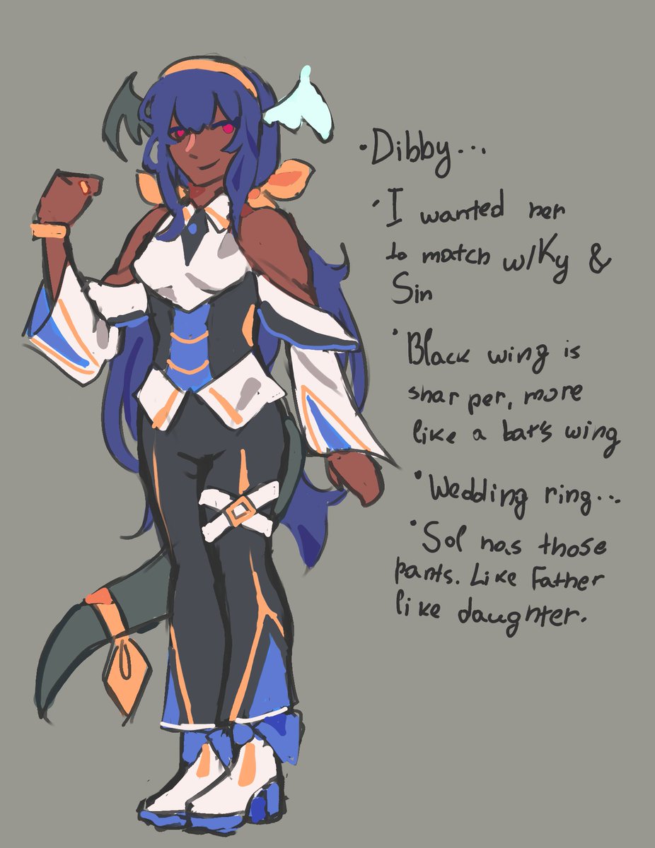 hi chat heres my personal dizzy design #dizzygarden #guiltygear