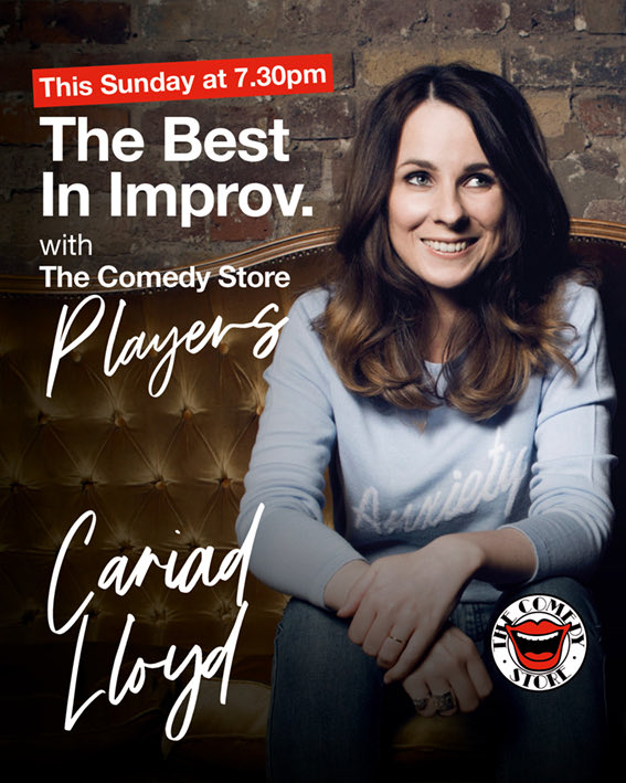 Sunday 24th March ⁦@comedystoreuk⁩ the wonderful ⁦@ladycariad⁩ #comedystoreplayers