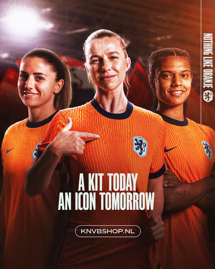 ᴀ ᴋɪᴛ ᴛᴏᴅᴀʏ, ᴀɴ ɪᴄᴏɴ ᴛᴏᴍᴏʀʀᴏᴡ. 🇳🇱

This is our new 𝗡𝗜𝗞𝗘 𝗢𝗥𝗔𝗡𝗝𝗘 𝗞𝗜𝗧! 🧡

#NothingLikeOranje