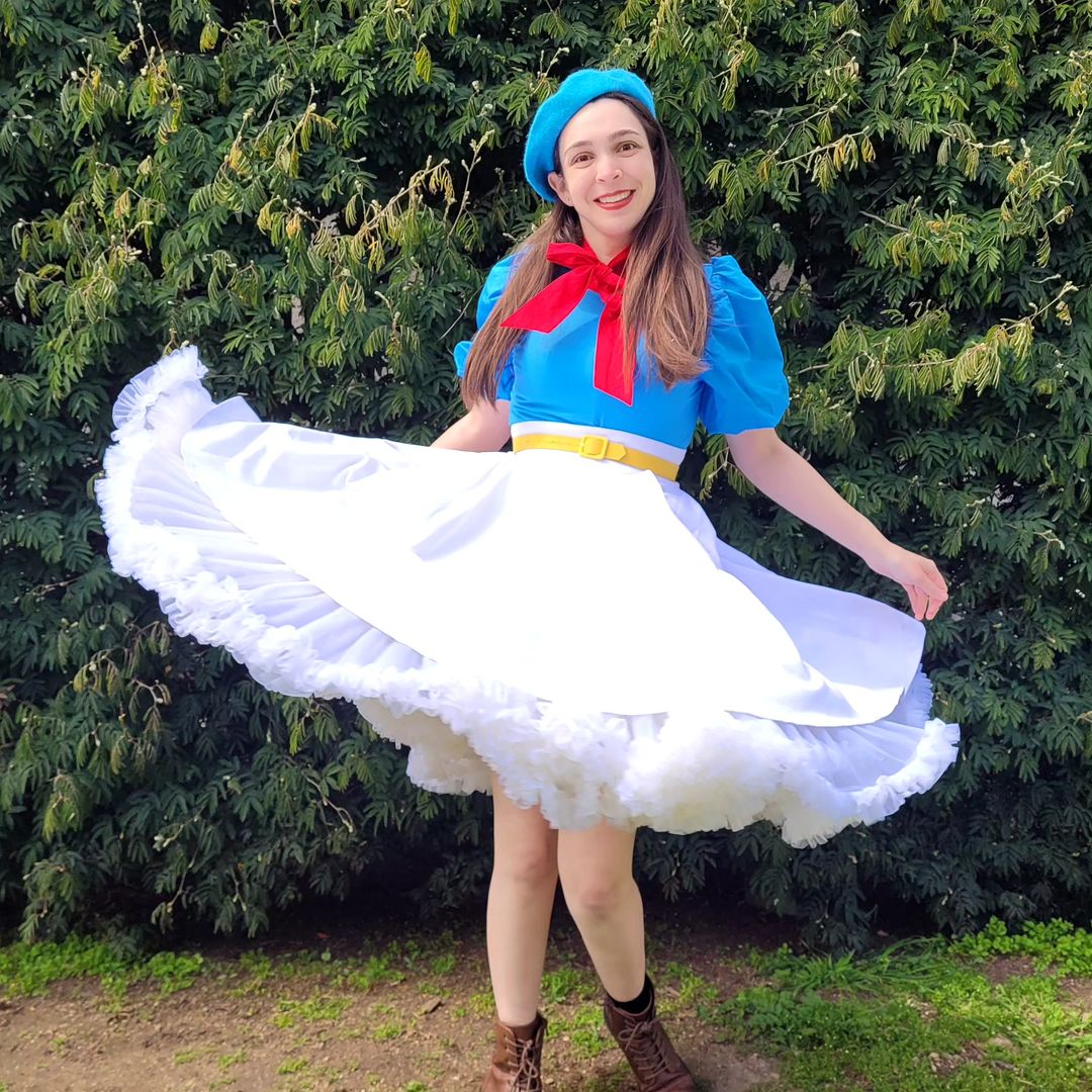 MalcoModes's tweet photo. Throwing it back to day 13 of the #MarchDisneyBoundChallenge when @simplyretroann channeled her inner Donald Duck! π¦π
The iconic petticoat was the perfect touch for that classic Donald look. π
#malcomodes #petticoat #donaldduck https://t.co/xMJP9h6bNY
