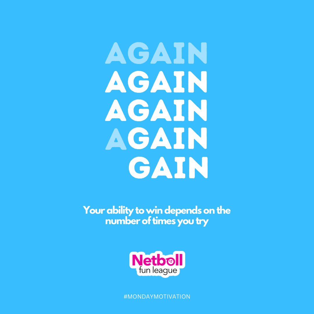 netballfun's tweet image. Monday Motivation 😀 keep on … keeping on ! Have a fabulous week 👋 see you on court 👀
#netball #netballislife #netballfamily #netballtraining #netballgirls #netballteam #netballcoach #netballer #netballnation #netballclub #thisisnetball #netballmum #netballseason #netballfun