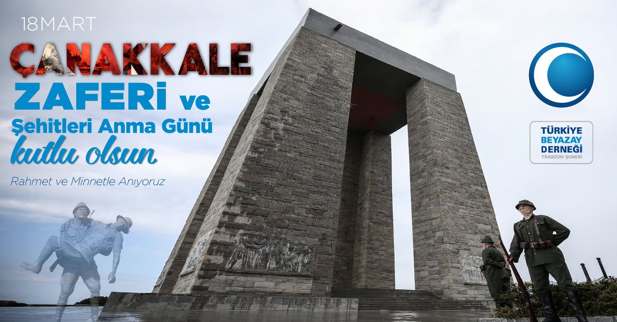Çanakkale'de Vatan için verilen mücadelede hayatlarını ortaya koyan kahraman şehitlerimizi hiçbir zaman unutmayacağız.
kahramanlıkla ebedi şehitlik mertebesine ulaşan yiğit büyüklerimizi rahmet ve minnetle anıyor, şükranlarımızı sunuyoruz. 🇹🇷
#ÇANAKKALEŞEHİTLERİ
#ÇanakkaleZaferi