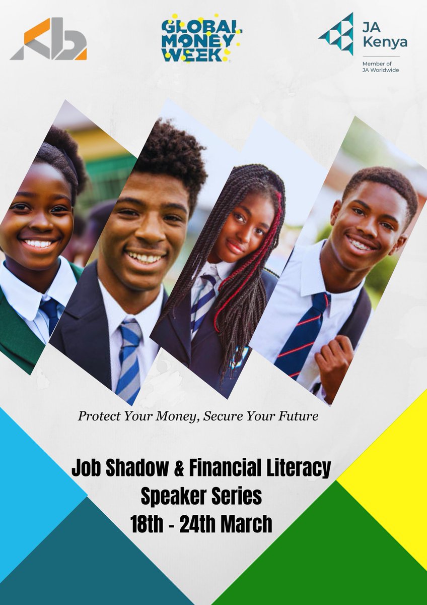 From immersive Job Shadowing experiences in banks to engaging Financial Literacy Speaker series with High Schools, we're on a mission to equip the next generation with the tools they need to succeed.  
@globalMoneyweek @KenyaBankers 

 #GMW2024 #Planyourmoney #secureyourfuture