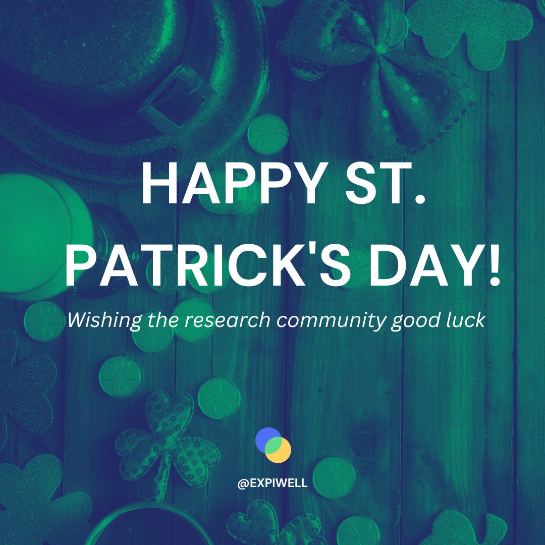 We wish the research community good luck this St Patrick’s Day to more groundbreaking results and successful endeavors!🍀

#StPatricksDay #March17 #LuckyDay