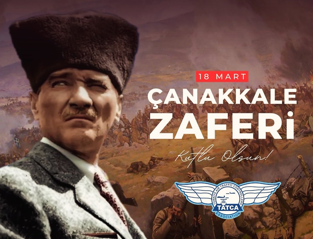 18 Mart Çanakkale Zaferi'nin 109'uncu yıl dönümünde; Gazi Mustafa Kemal Atatürk ve silah arkadaşları ile Çanakkale’yi geçilmez kılan ve Milli uyanışımızı başlatan tüm Şehitlerimizi rahmet, minnet ve saygıyla anıyoruz.