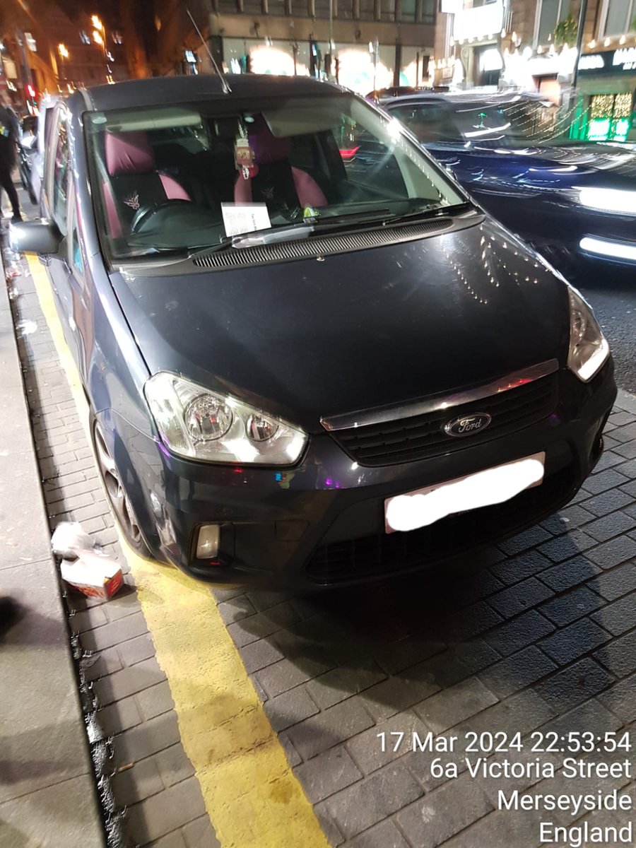 Licensing Officers were issuing Taxi Rank notices to unauthorised vehicles that had parked on Victoria St Taxi Rank on St Patrick Day. The notice clearly states that unauthorised vehicles may be issued with a penalty charge notice or that the vehicle will be removed.