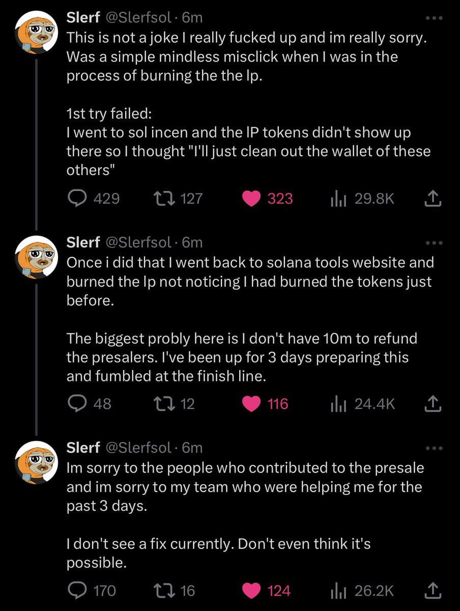 Mami I made it. I am now involved in the biggest meme in SOL history! What's even better is that the team didn't rug or scam anyone; they simply burnt. It's truly a genius move. 

I LOVE MEMECOIN