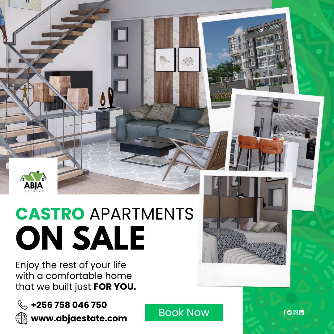 From playdates to family movie nights!🍿

Are you looking for a place to call home for your growing family?🏡

Castro Apartments provides the ideal blend of comfort, convenience, and community for you and your loved ones. 
Contact us today to purchase your dream Home

#WeAreABJA