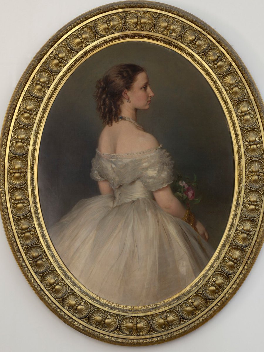 Born on 18th March 1848, Princess Louise, the sixth child and fourth daughter of Queen Victoria and Prince Albert. #winterhalter