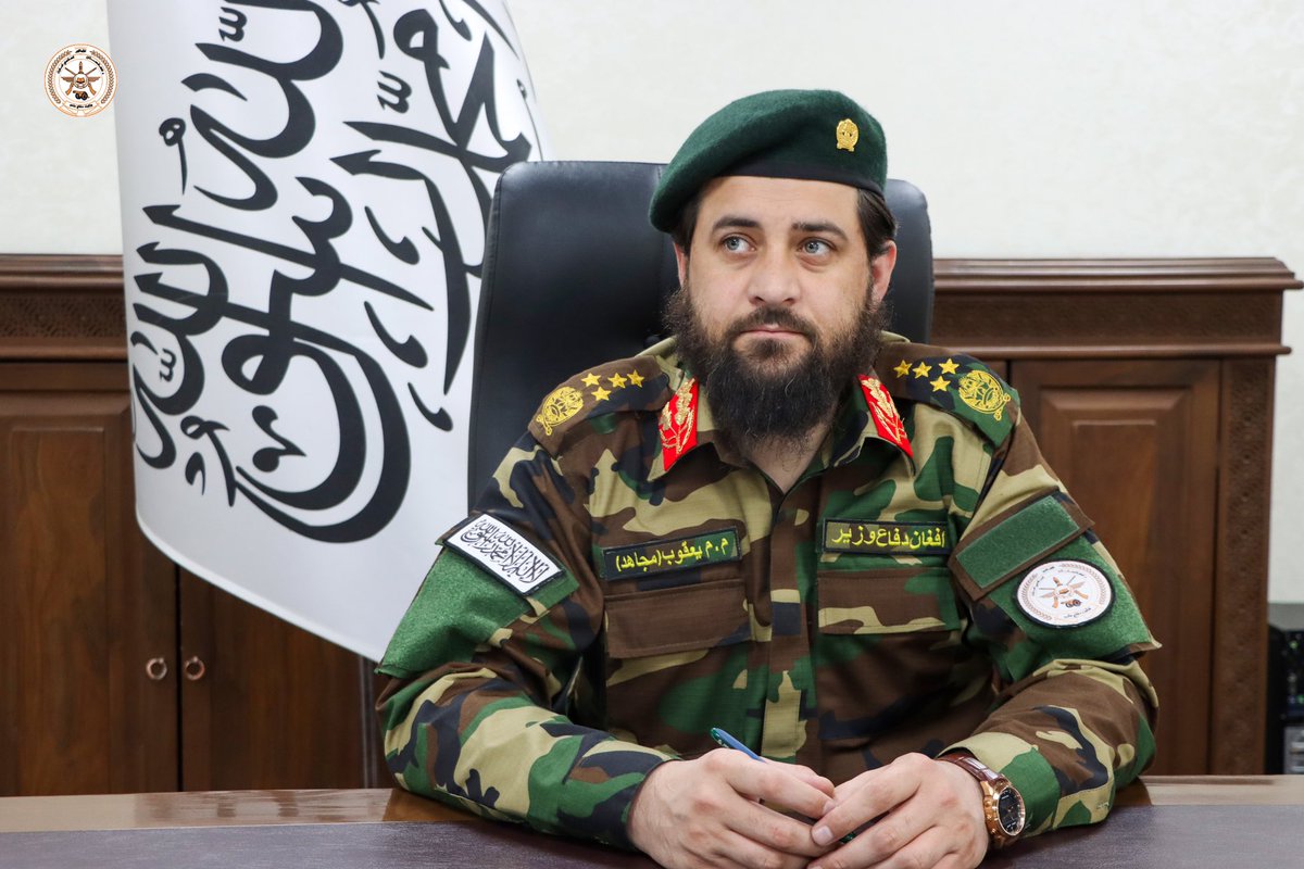 <a href="/MoDAfghanistan2/">د ملي دفاع وزارت - وزارت دفاع ملی</a> Maulvi Mohammad Yaqoob Mujahid:
1/2
Earlier today, Pakistani reconnaissance and fighter jets violated Afghan territory once more, conducting aggressive actions by bombing civilian homes in Paktika's Barmal and Khost Sepera districts.
In retaliation, the border forces of the⤵️