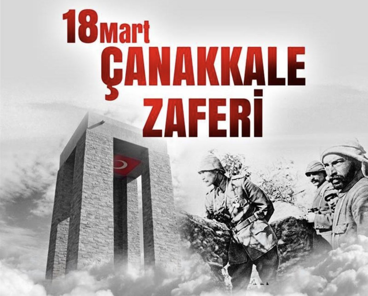 Bu zafer ki, insanlık tarihinde az rastlayabileceğimiz bir zaferdir. Bir kahramanlık destanıdır 🇹🇷 Önderimiz Mustafa Kemal Atatürk ve Milli Mücadele ruhuyla bir milletin kaderini değiştiren şehitlerimizi rahmetle, minnetle anıyoruz. #18martcanakkalezaferi #CanakkaleGecilmez