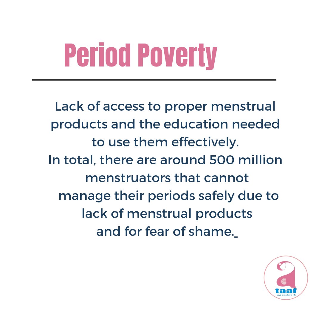 It's a new week guys 🎉🎉 Alot of teenage, adults girls and women experience period Poverty without letting anyone know due to what the society will say to them. What do you think causes period Poverty? Or Have you experience period Poverty before?