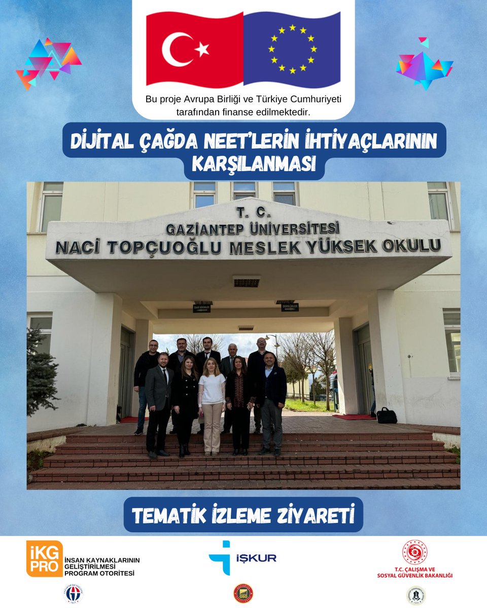 neet_gaun's tweet photo. “Meeting with NEETS’ Need in Digital Era” isimli AB projemizin Tematik İzleme Ziyareti 6 Mart 2024 tarihinde başarılı bir şekilde gerçekleştirildi.
Başta proje ekibimiz olmak üzere faaliyetlerimizde görev alan tüm paydaşlarımıza teşekkür ederiz. 

#neetproumutverecek 
#neetpro https://t.co/999fFlFUhA