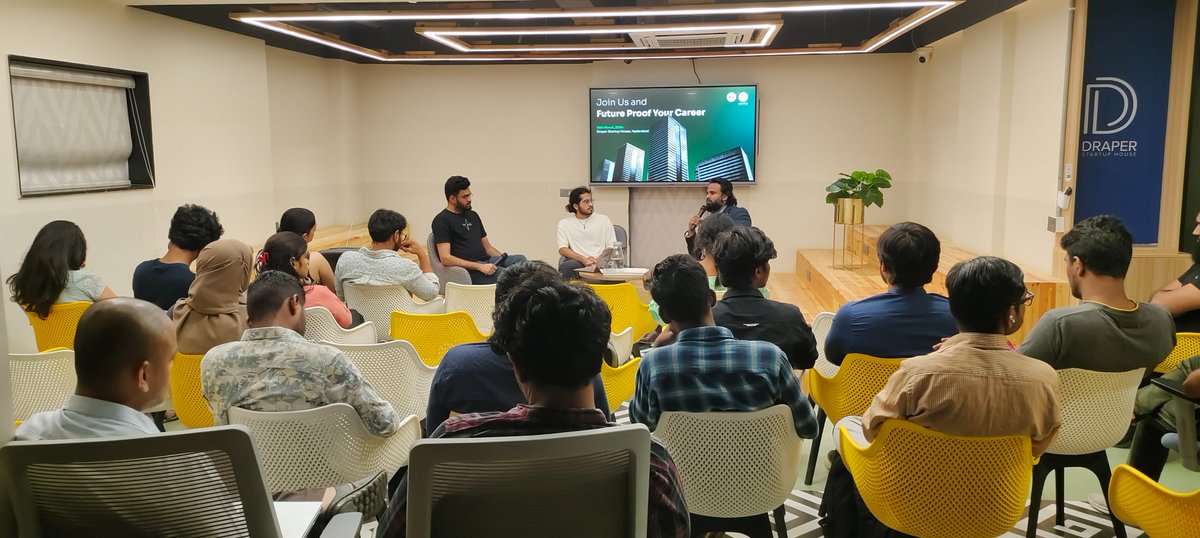 grind_hyd's tweet photo. stay tuned folks, more kick-ass announcements otw 🔥

Future Proof Your Career is a wrap, @merajismeraj and @FSA_Hyderabad thank you for the awesome panel and we'd love to host y'all again soon!

Keep yourself updated on upcoming events:
https://t.co/bykSQT3p8d https://t.co/L3xKlVDHBZ