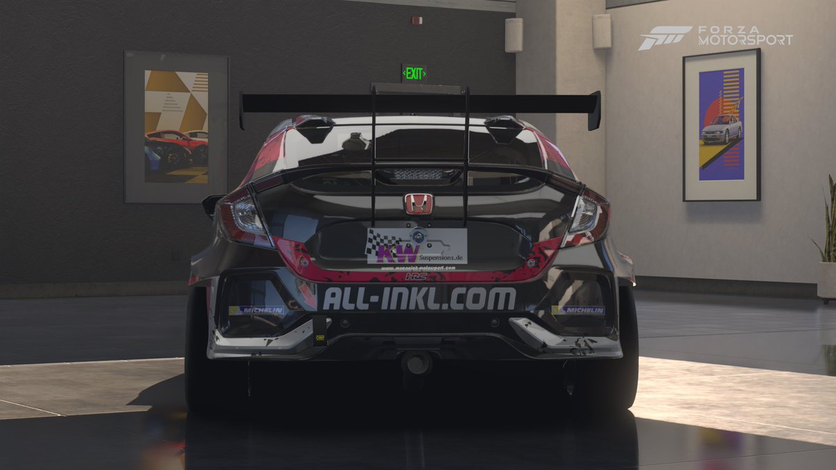 GS6855's tweet photo. @ForzaMotorsport @allinklracing Munnich Motorsport AllInkl Honda Civic paint shared, really pleased how this turned out. Hope you like it 😉👍🏻 https://t.co/gHJpL5ru89