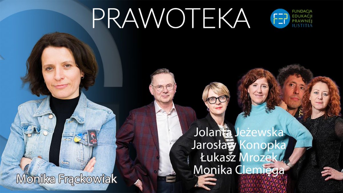 #Prawoteka⏲️21.00 @JudgesSsp ➡️O kondycji sądownictwa w innych krajach 👩‍⚖️Gościni: sędzia Monika Frąckowiak - wiceprezeska @MedelEurope Zapraszają: Monika Ciemięga i Łukasz Mrozek👇 youtube.com/watch?v=Njv0yV… 👩‍⚖️Dziś spotkanie z sędzią Moniką Frąckowiak. Tym razem wyruszamy w…