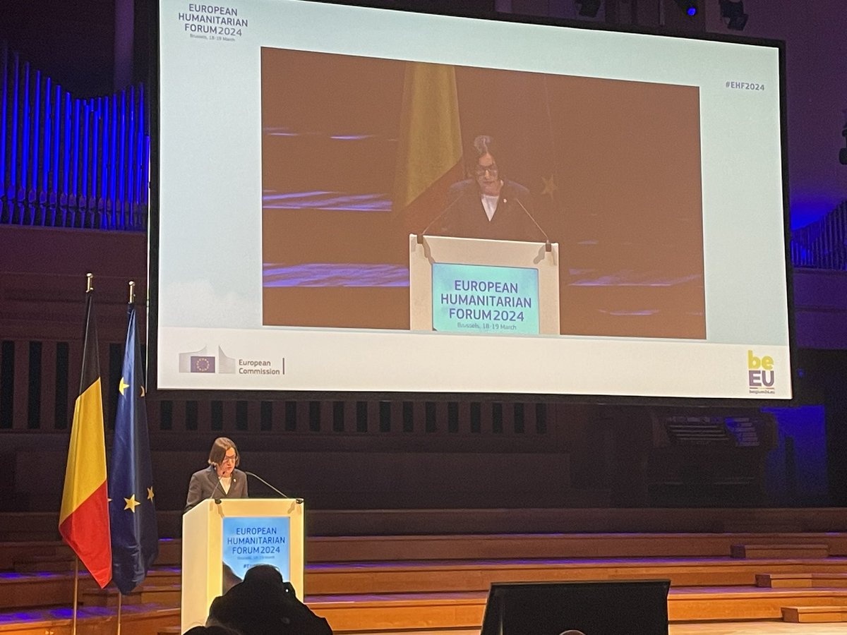 Back to Brussels for #EHF2024 and listening to the opening words! Impressed my co-national <a href="/JosepBorrellF/">Josep Borrell Fontelles</a> and his strong words about the humanitarian crisis in today’s world! Happy to represent #DonBosco in this important Forum! <a href="/DonBosco_DBI/">DonBosco_DBI</a>