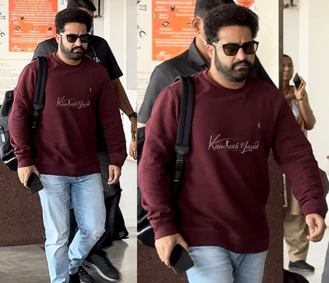 Man of Masses @tarak9999 Off to Goa 🌊 #Devara 🐯 ❤️‍🔥 #ManOfMassesNTR #JrNTR