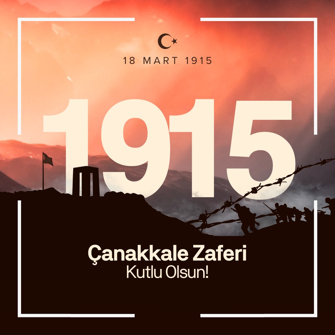 TUVTurkey's tweet photo. Bugün, 18 Mart Çanakkale Zaferi'nin 109. yıl dönümünü gururla kutluyoruz!

Başta Ulu Önderimiz Mustafa Kemal Atatürk olmak üzere tüm şehitlerimizi ve gazilerimizi saygı, rahmet ve minnetle anıyoruz.

#18mart #çanakkale #şehitlergünü #tüvnord #PassionforSafety https://t.co/KW6y432cZD