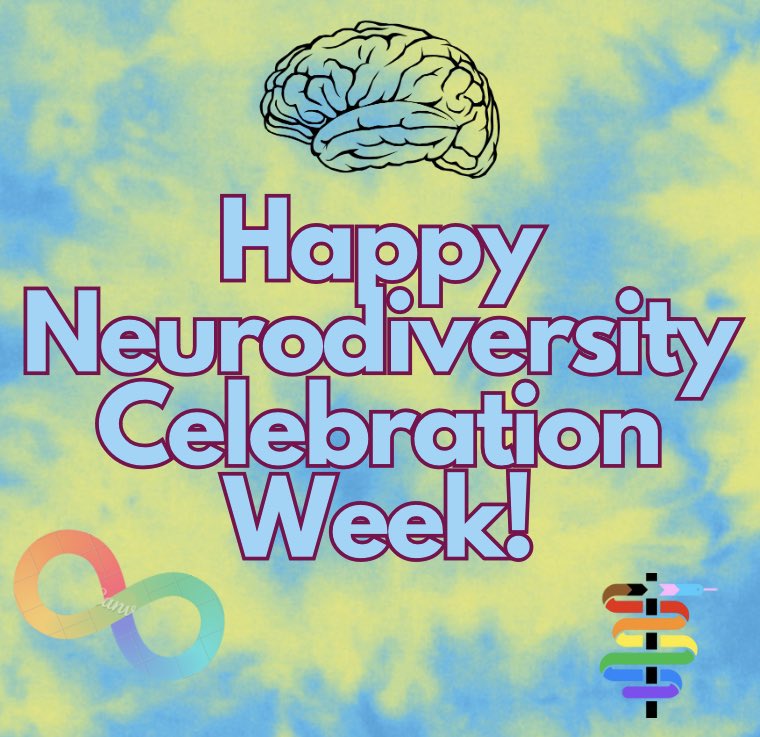 Happy Neurodiversity Celebration Week! ♾️ To all the neurodivergent doctors, dentists, & students out there! 🌈