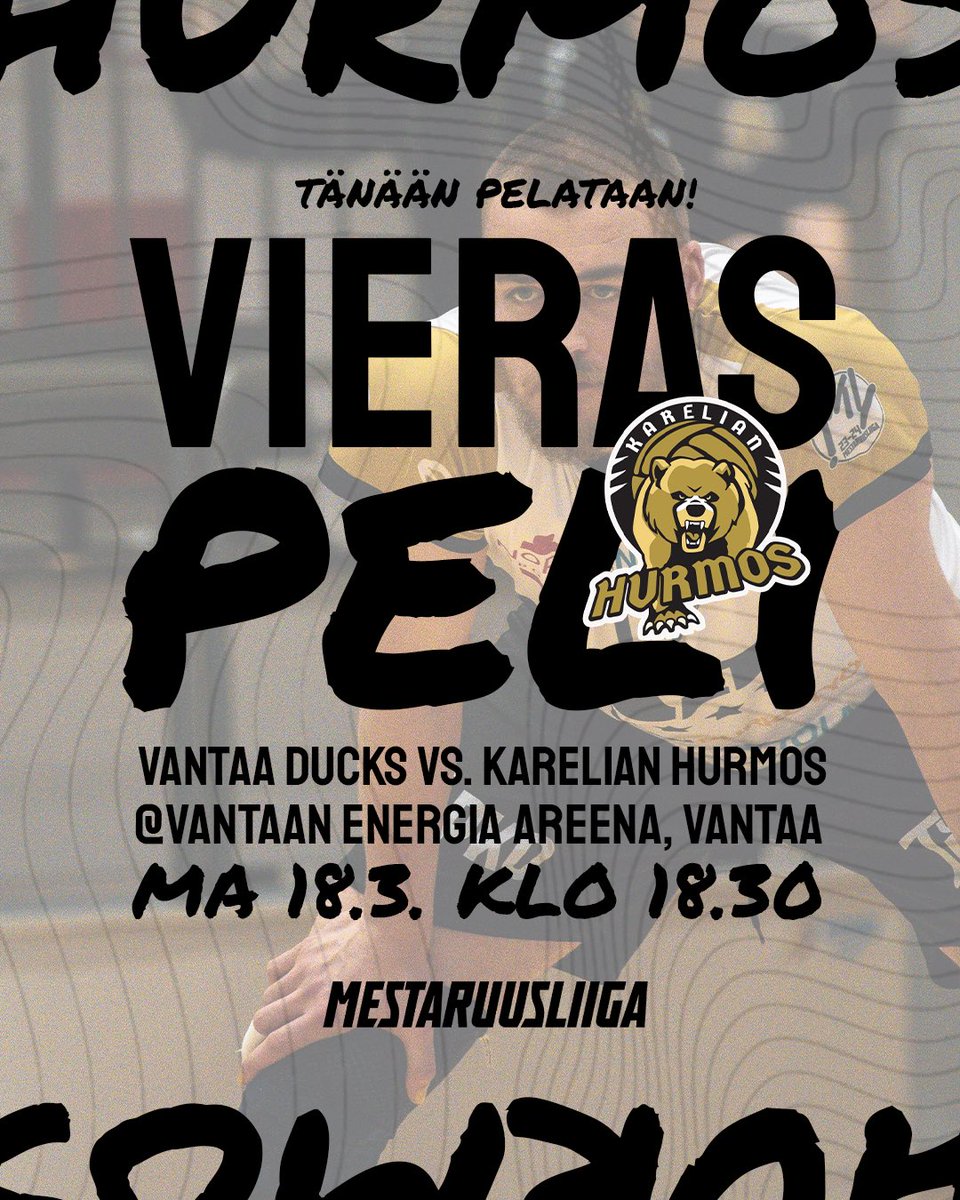 Pelipäivä tänään, nokat kohti Vantaata! 😎

#lentopallo #mestaruusliiga #karelianhurmos