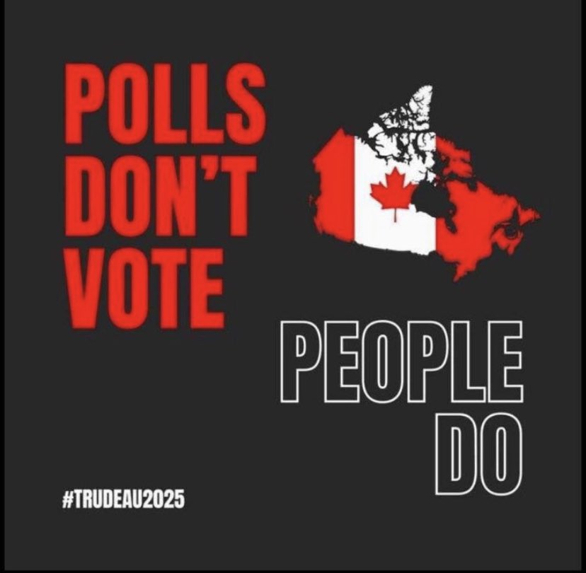 @CanadianPolling Polls don’t vote, people do. 

#BaloneyFactory #PoilievresBaloneyFactory
#IStandWithTrudeau #IStandWithTheCarbonTax
