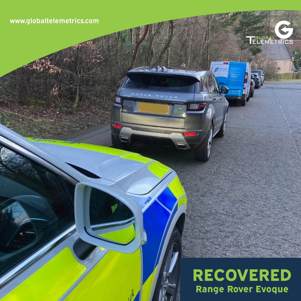 30 mins after getting confirmation this Range Rover Evoque was stolen, our Repatriations Team and the police secured and recovered the vehicle thanks to the location provided by the SmarTrack tracking device installed.

#DisruptingCriminality #ItPaysToInvestInSecurity…