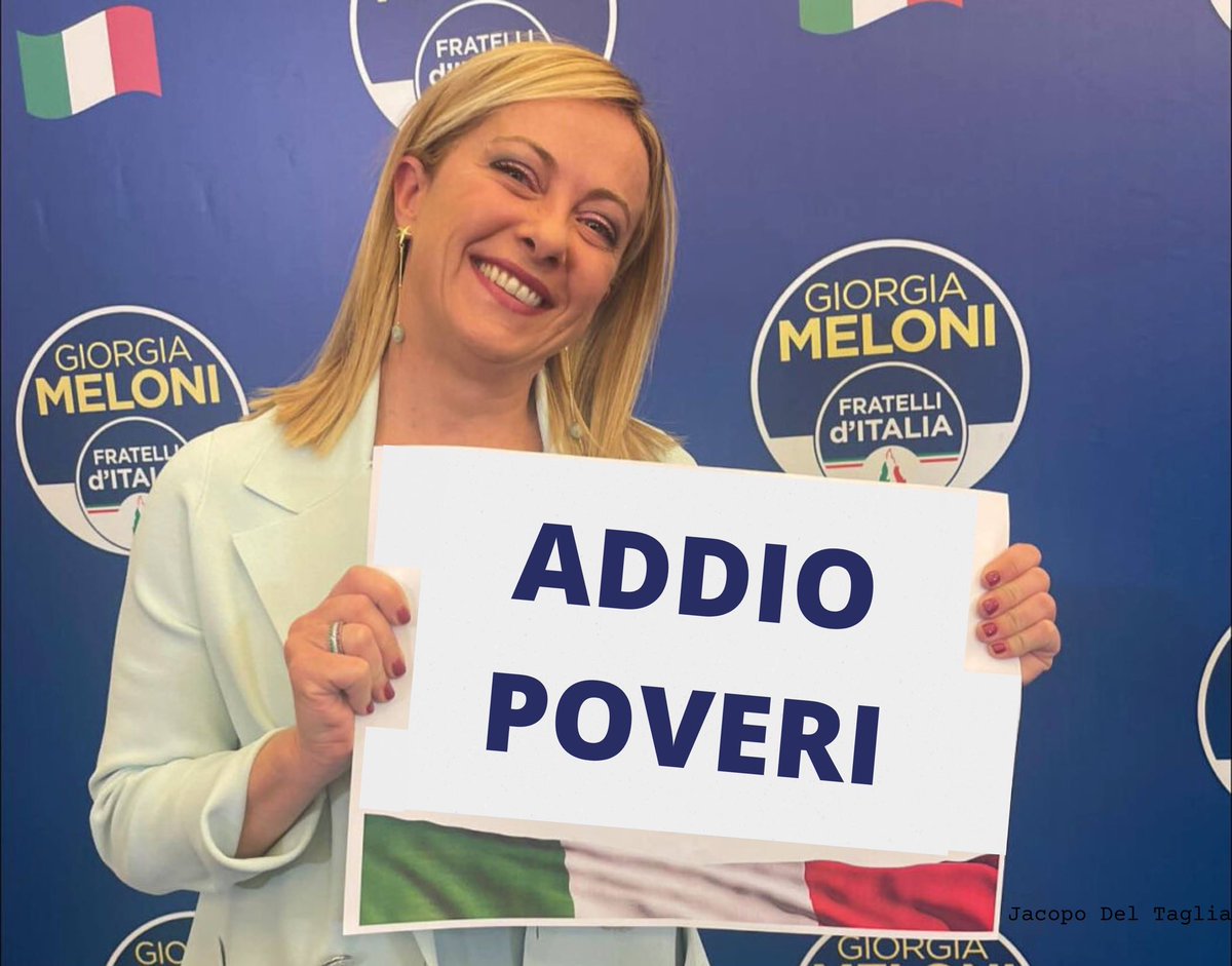 @GiorgiaMeloni Povera Italia, si regalano soldi a paesi canaglia. 
#GiustiziaperGiulioRegeni Avete votato i #fasci 
e ben vi sta. Alla faccia dei poveri italiani.