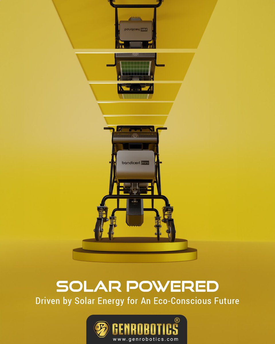 GenRobotic's tweet photo. Harness solar power for manhole maintenance with Bandicoot. Prioritize environmental sustainability. Tag officials to join #MissionRobohole to end Manual Scavenging. #Genrobotics #BandicootMINI #SolarPowered

@pmoindia
@MoHUA_India
@MSJEGOI
@byadavbjp
@Drvirendrakum13 https://t.co/0d9aFLKEGN