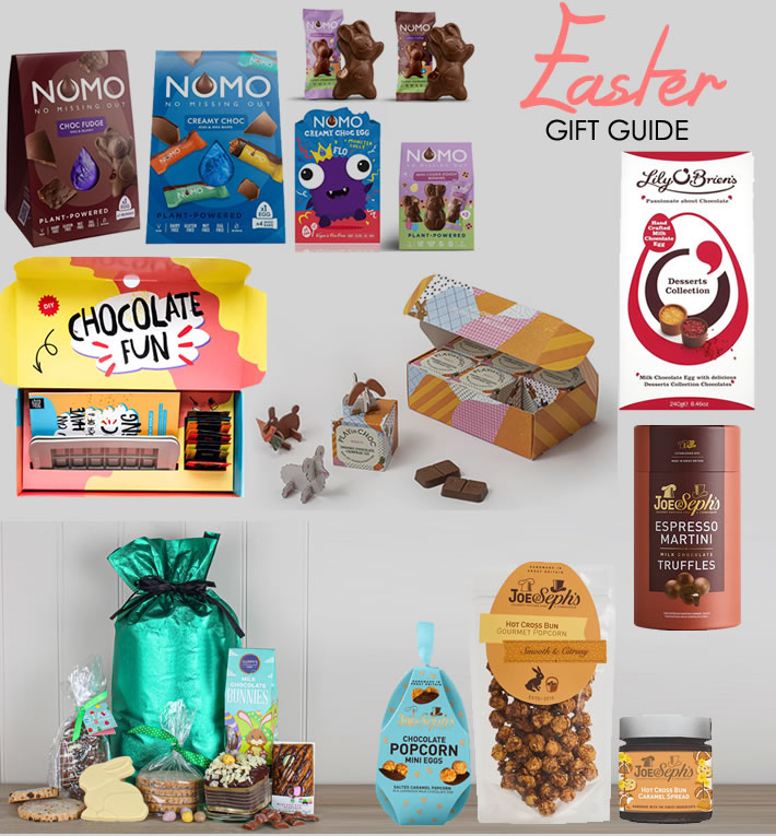 Ad - Egg-citing Easter: Check out our guide to yummy #Easter gifts featuring @NomoChocolate @joeandseph @JustSpices @PLAYinCHOC @lilyobriens dbreviews.co.uk/2024/03/easter… #EasterGiftGuide #Eggstravaganza #EasterJoy #HopIntoEaster #EasterGiftIdeas #giftguide