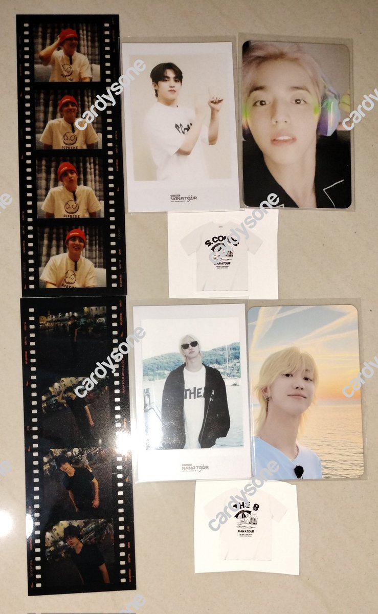 cardysone's tweet photo. wts sharing seventeen svt nana tour moment package [ready ina]

• box + behind PB 110k
• scoups + jun set / scoups + the8 set 80k/ea
• jeonghan + dino set 90k

✅ packing &amp; admin 🍊
✅ shopee video
📍 bekasi https://t.co/CbrB7QzpyR