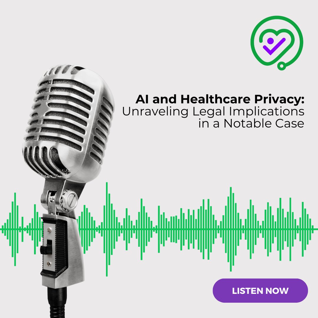 MyAriaHealth's tweet photo. 🤖 Delve into the intersection of artificial intelligence and healthcare privacy on the latest podcast episode! 

🎙️ Join attorneys as they dissect a prominent case, exploring the challenges of using public health information for AI research and ensuring compliance with HIP ... https://t.co/p9sv3OBaca
