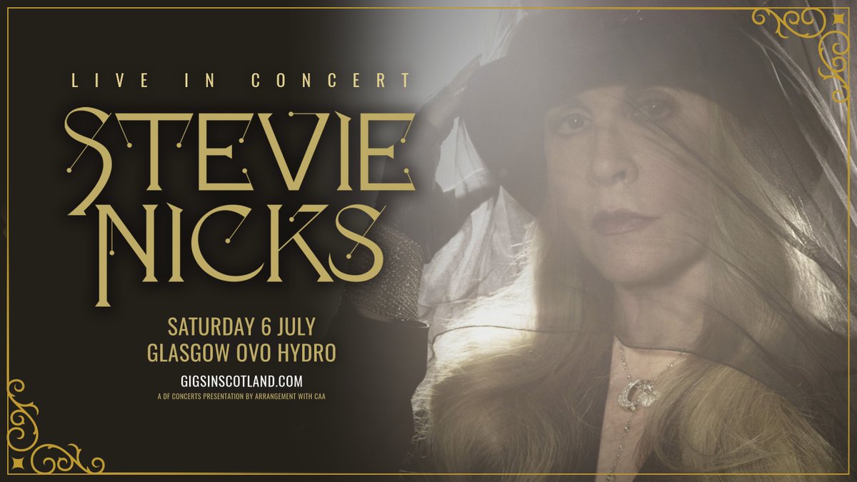 ANNOUNCED 📣 The ICON that is Stevie Nicks is coming to the OVO Hydro this summer on 6 July 🤩 🤩 🤩 #OVOLive presale 12pm, Wed 20 March Tickets on sale 12pm, Fri 22 March ➡️ bit.ly/3TmHna2