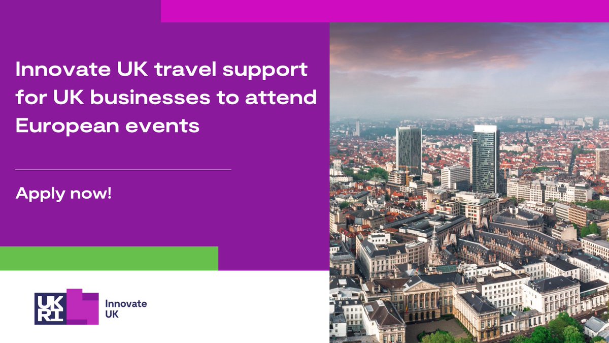 Apply now for #TravelAwards funding for UK businesses to visit European events such as the Circular Bio-based Europe Joint Undertaking Info Day in Brussels, Belgium🇧🇪. This event will enable you to unlock collaborative Horizon Europe opportunities🌍: ow.ly/xqTS50QU0To
