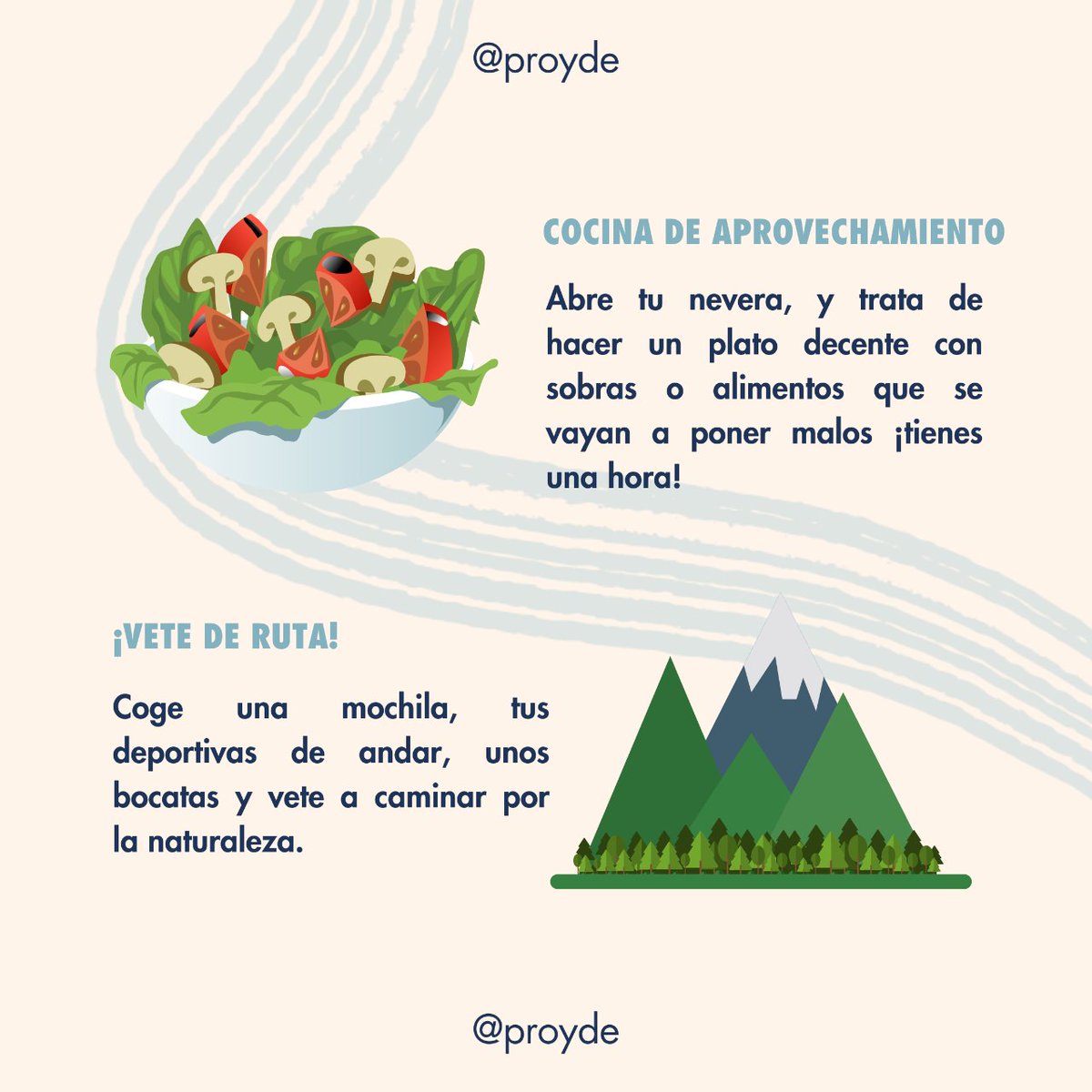 PROYDE's tweet photo. Este sábado va a ser la #HoradelPlaneta y para que no te pille desprevenido WWF nos propone varias actividades que te pueden interesar. Aquí tienes nuestras favoritas pero hay muchas más 🥾��️🌳

https://t.co/gDR4vcudgc

#PROYDE https://t.co/n3iGMDacKb