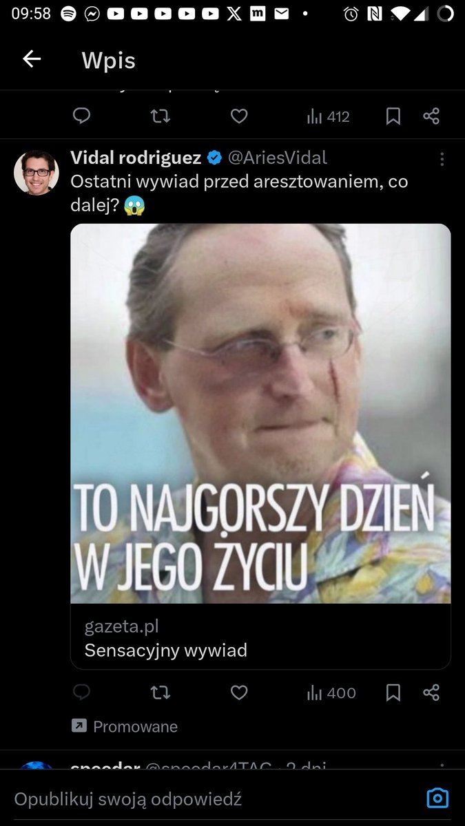 Od jakiegoś czasu pojawiają się takie reklamy na Twitterze. Najpierw były z Mentzenem, teraz z WC. Nawet jest upgrade, bo poprawili rzekomy adres źródła. Nie klikajcie w nie, to scam.