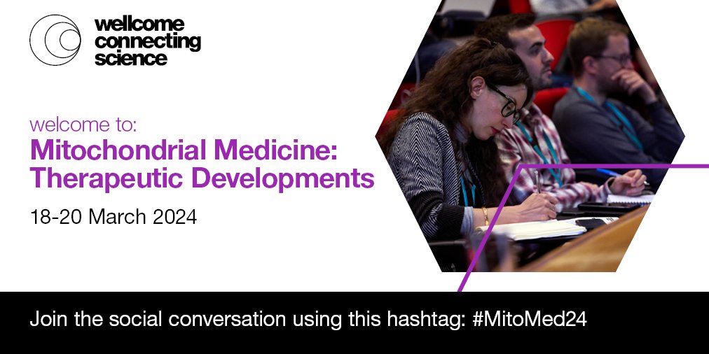 Our 2024 conference focusing on developments in #MitochondrialMedicine starts today!🙌🏼 A huge welcome to the 114 delegates joining us at @HinxtonHall and our 162 online delegates, collectively representing 47 countries. Join the conversation using this hashtag: #MitoMed24