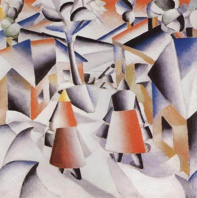 KAZIMIR MALEVICH, 

🎨 'Morning in the Village after Snowstorm', 1913.

wikiart.org/en/kazimir-mal… 
#malevich #kazimirmalevich