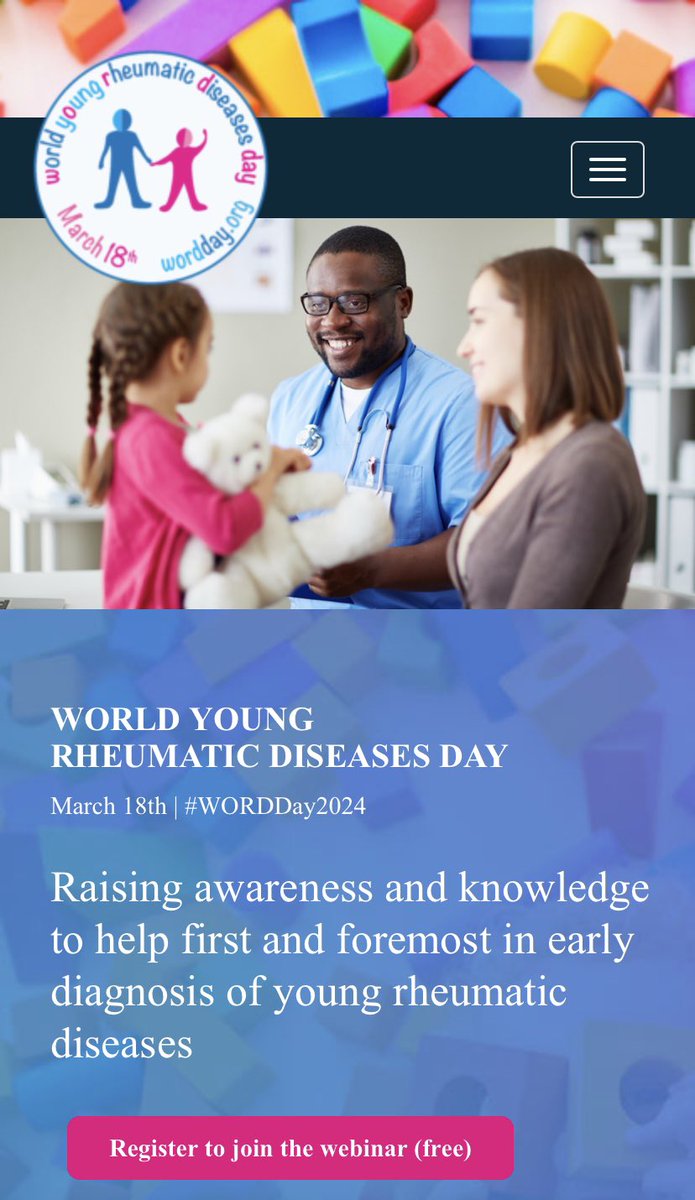 Today is #WORDDay2024! Young people get #rheumatic diseases too, and it’s important that we educate ourselves, spread the WORD, and give young patients all of the support they need! I’m a proud ambassador of this amazing cause! Keep up with events running all day @WORDDay_org!