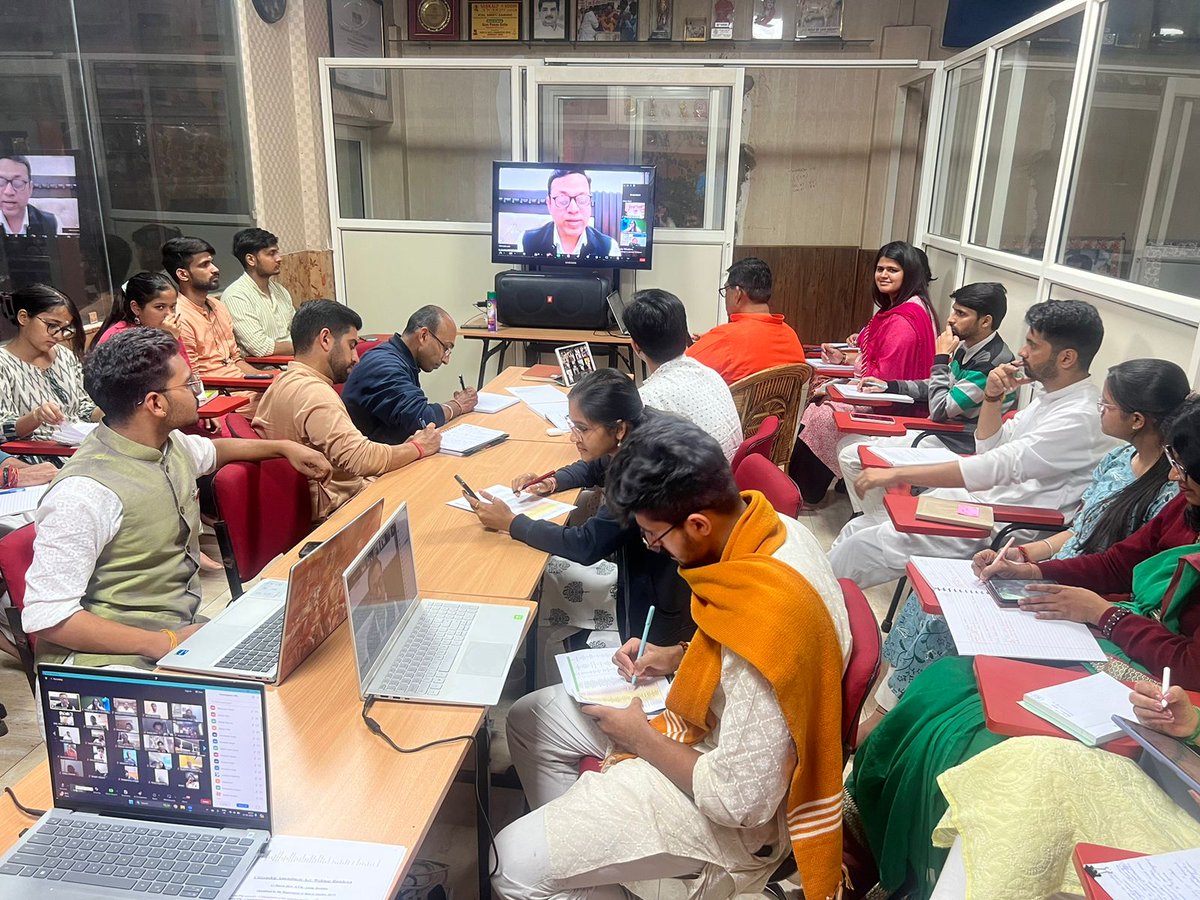 IndiaThinkForum's tweet photo. The Department of Bharat Studies, IRIW organised a webinar on 'CAA Explained; What is the Citizenship Amendment Act' on the 17th of March 2024.

Advocate Akash Kishan Gupta raised certain prevalent questions regarding the controversial act which were answered by our guest speaker, Dr Yogesh Kumar Gupta, Professor of Political Science in University of Delhi, who explained in detail the history and politics of the Citizenship Amendment Act and why it is needed. He elaborated on the history of persecution of minorities from the Hindu, Sikh, Jain, Buddh, Parsi communities and the importance of having a place in India for these persecuted minorities in Bangladesh, Pakistan and Afghanistan who come to India as refugees. This was followed by a very interesting question answer session where the audience put up their genuine doubts and intriguing questions about the controversy surrounding the Act.

Additionally, legal comments around the CAA were added by Advocate Amandeep Singh which provided legal clarity to the participants. 

The webinar was widely appreciated and ended with an enthusiastic call by Palak Aggarwal, Coordinator of the Department of Bharat Studies, IRIW to join this movement for understanding and working for Bharat! 

Join us - WhatsApp at 8882917607

Fill the form - https://t.co/tXbbHQGkFS