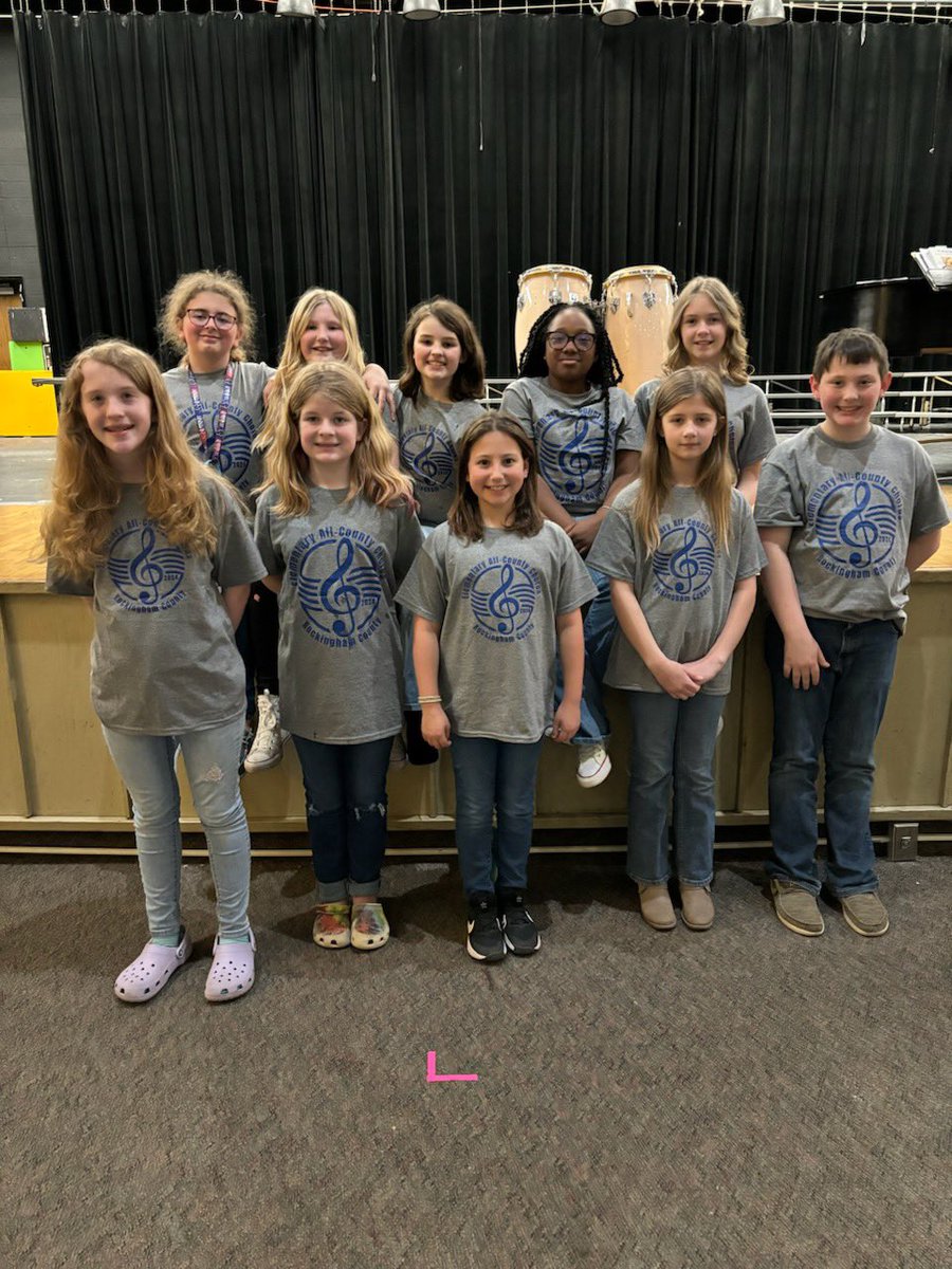 JenniferMHardin's tweet photo. So proud of these Wentworth choral students who recently represented us at the Elementary All County Chorus concert. Their dedication and commitment after school to prepare is something to celebrate! Thanks to Mrs. Kunar for leading them! 🦅🎶🥳 https://t.co/J5iS3FQHYS