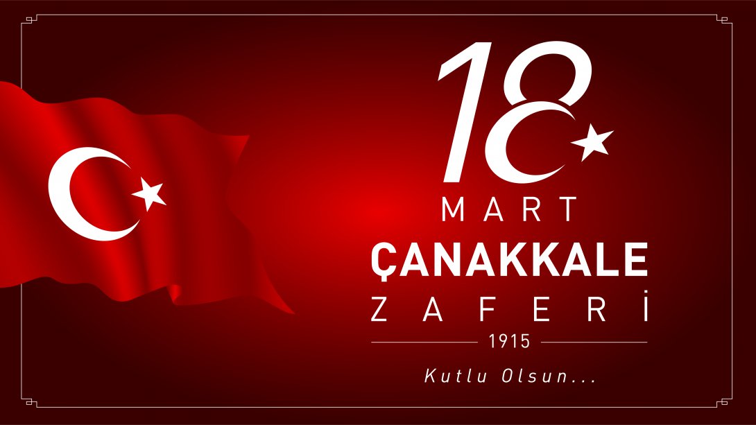 Çanakkale Destanımızın yıl dönümünde Anafartalar Kahramanı Gazi Mustafa Kemal Atatürk, "Çanakkale Geçilmez" sözünü tarihe altın harflerle yazdıran  şehitlerimizi ve kahraman gazilerimize rahmetle ve minnetle.
Ruhları şâd olsun...
Çanakkale Zaferimiz kutlu olsun!..
