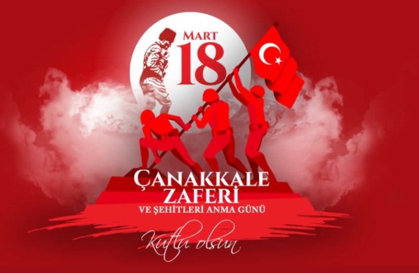 ustaleyla1985's tweet photo. "Gazi Mustafa Kemal Atatürk'ün önderliğinde kazanılan bu zafer, Türk milletinin altın harflerle yazılmıştır. 18 Mart Çanakkale Zaferi'ni kutlarken, şehitlerimizi ve gazilerimizi minnetle anıyoruz." 🇹🇷🇹🇷🇹🇷

#CanakkaleGecilmez #Canakkalezaferi https://t.co/bw73JmlWJU