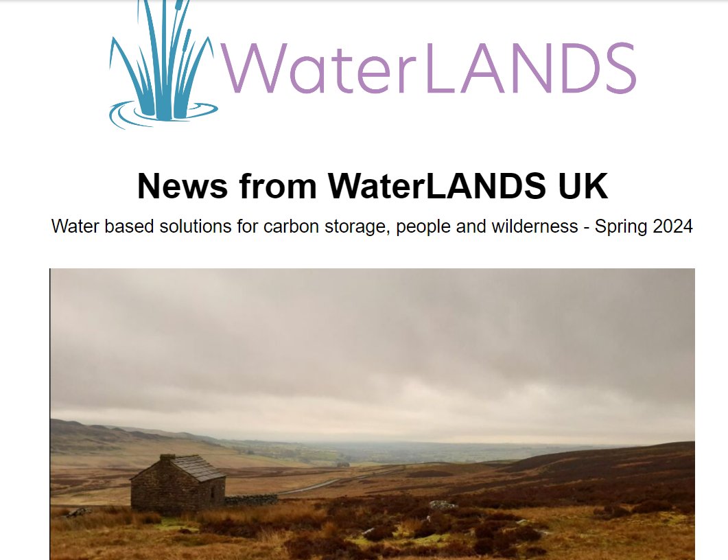 1/2 Find out about the many things our UK @WaterLANDS_EU team has been up in our Spring newsletter bit.ly/3TEzgqT in their bid to help restore peatlands throughout Europe. Sign up to receive it direct to your in box bit.ly/3v70FbJ