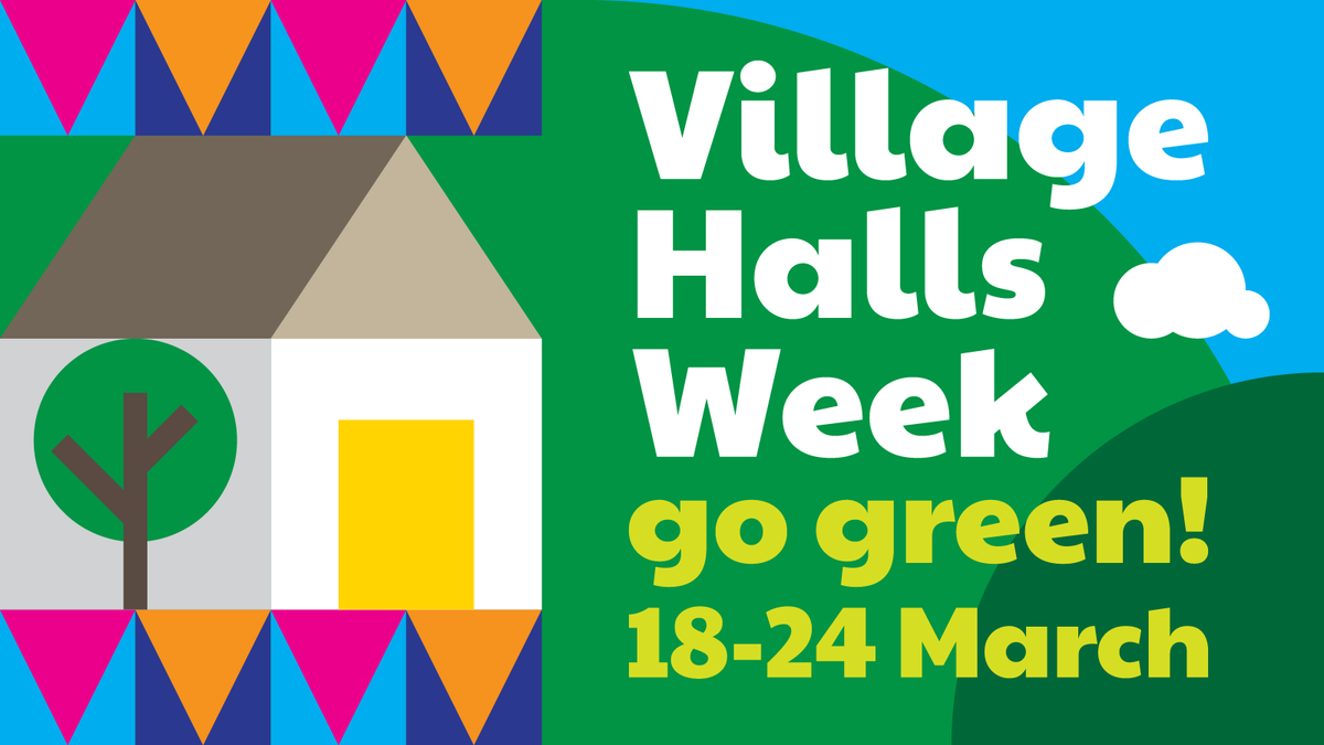 It's #VillageHallsWeek! 🏡

Join us for for a week-long celebration of the contribution these community buildings make to #rural communities

This year we are considering everything that halls can do to #GoGreen 🍃

More info &amp; how to get involved: acre.org.uk/village-halls-…