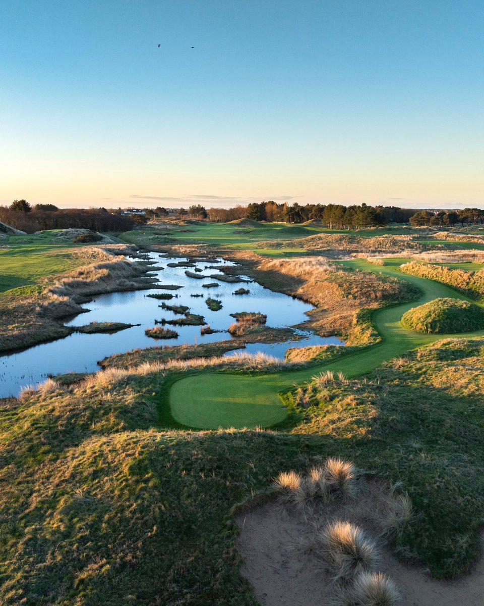 The 5th - A view from the tips #hillsidegolfclub @Hillside_Greens