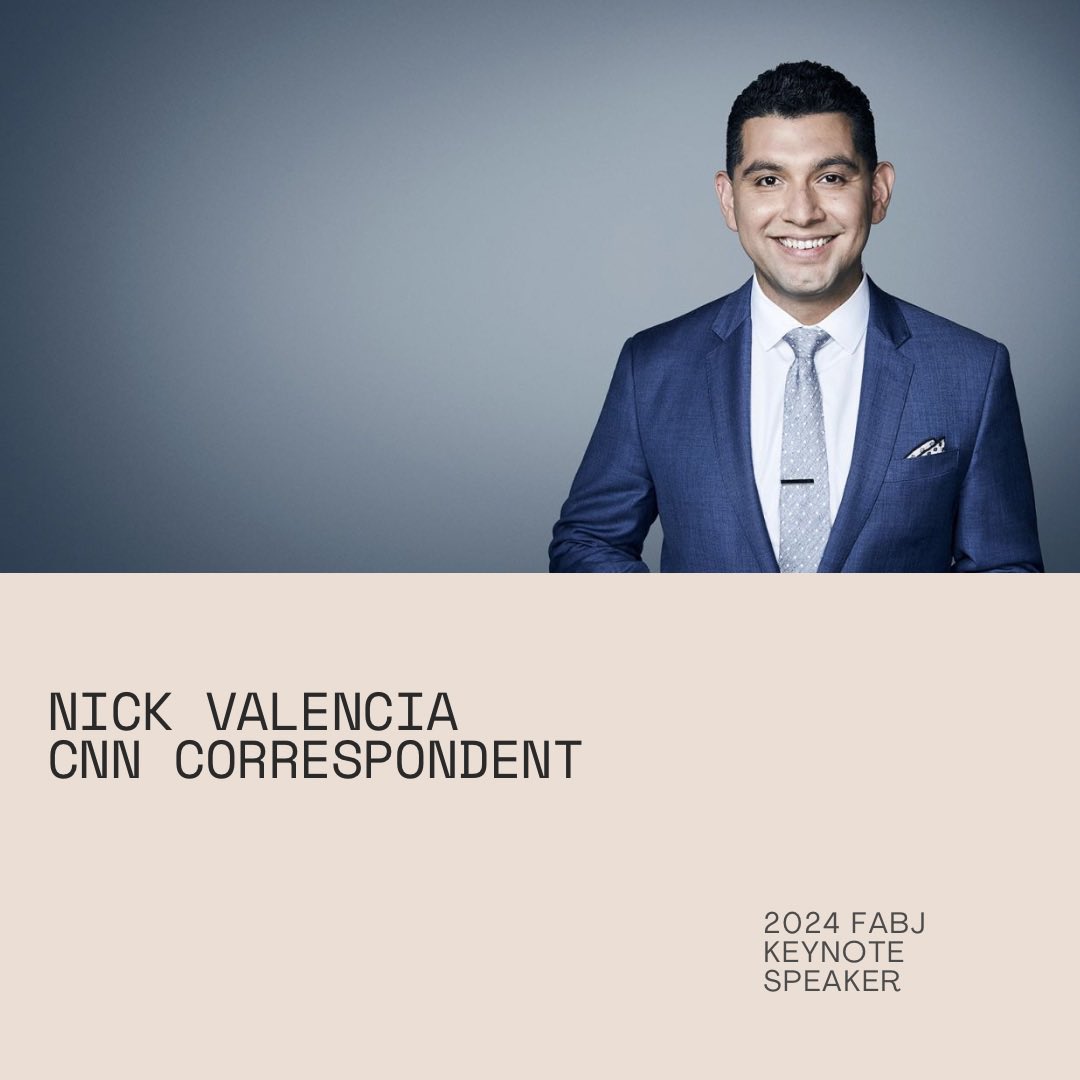 Introducing our keynote speaker for this year CNN Correspondent Nick Valencia! This is your last week to buy tickets to the April Gala.