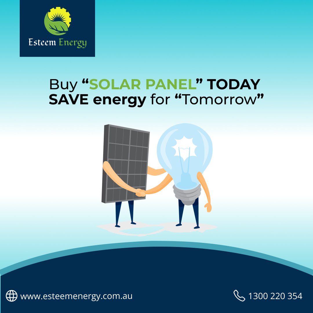 Save Bills, Save Energy.

Switch to solar now!

esteemenergy.com.au

#EsteemEnergy #SaveBills #SaveEnergy #Switchsolar #SolarPanel #SolarCompany #solarinstallation #solarpanelsystem #bestsolarcompany