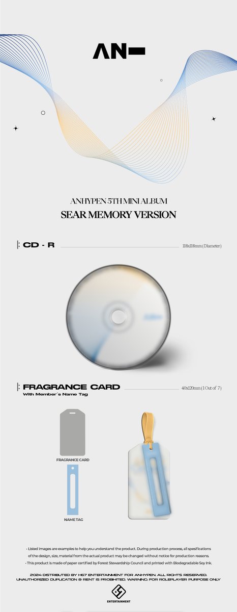 AN__HYPEN's tweet photo. ㅤㅤ
Album Preview
———————————
𝐒𝐄𝐀𝐑 𝐌𝐄𝐌𝐎𝐑𝐘 Ver.
IDR 350.000/each

Contains of:
• Cover box
• Photo Book
• CD-R
• Fragrance Card
• Photo Card
• Postcard
• Poster
• Photo Card Holder
ㅤㅤ https://t.co/lv08qQ11Gr