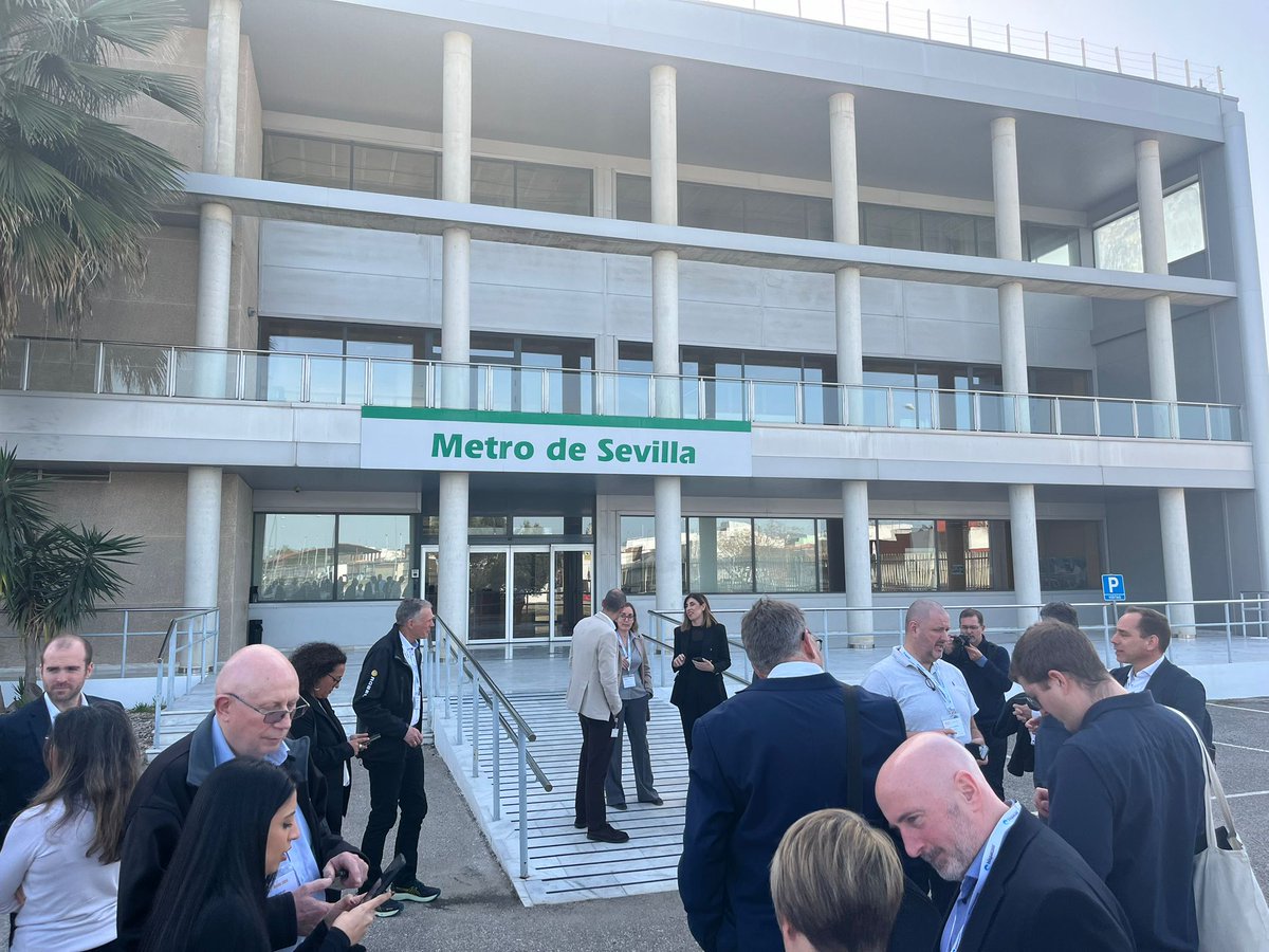 MainspringUK's tweet photo. What a fantastic time was held at the European Light Rail Congress 2024.
Two days + insightful presentations + great tours + excellent networking = one unique and concentrated #LRT opportunity.
Thanks to @globalvia @_metrodesevilla for their fantastic hosting
#ELRC24 #ELRC25 https://t.co/GZDjAXw9tp